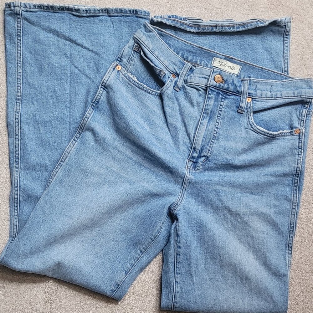 Madewell denim flare jeans